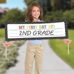 My First Day Personalized Banner -Costume Party Decor Store 796851 01