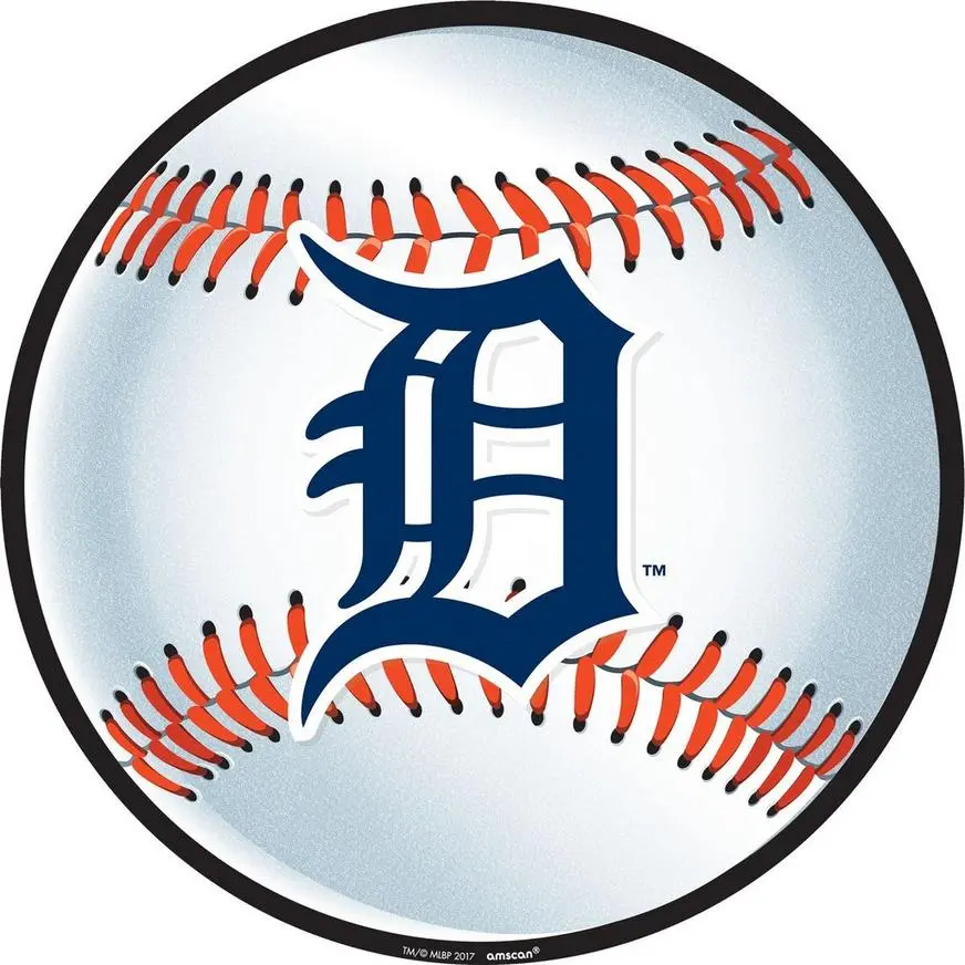 Blue And White Detroit Tigers Cutout 3 Blue And White Detroit Tigers Cutout