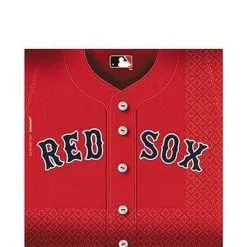 Super Boston Red Sox Party Kit For 36 Guests -Costume Party Decor Store 807552 02