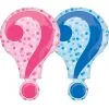 Giant Question Mark Gender Reveal Balloon, 28in 2 Giant Question Mark Gender Reveal Balloon, 28in -Costume Party Decor Store 811765