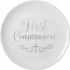 Silver First Communion Round Platter