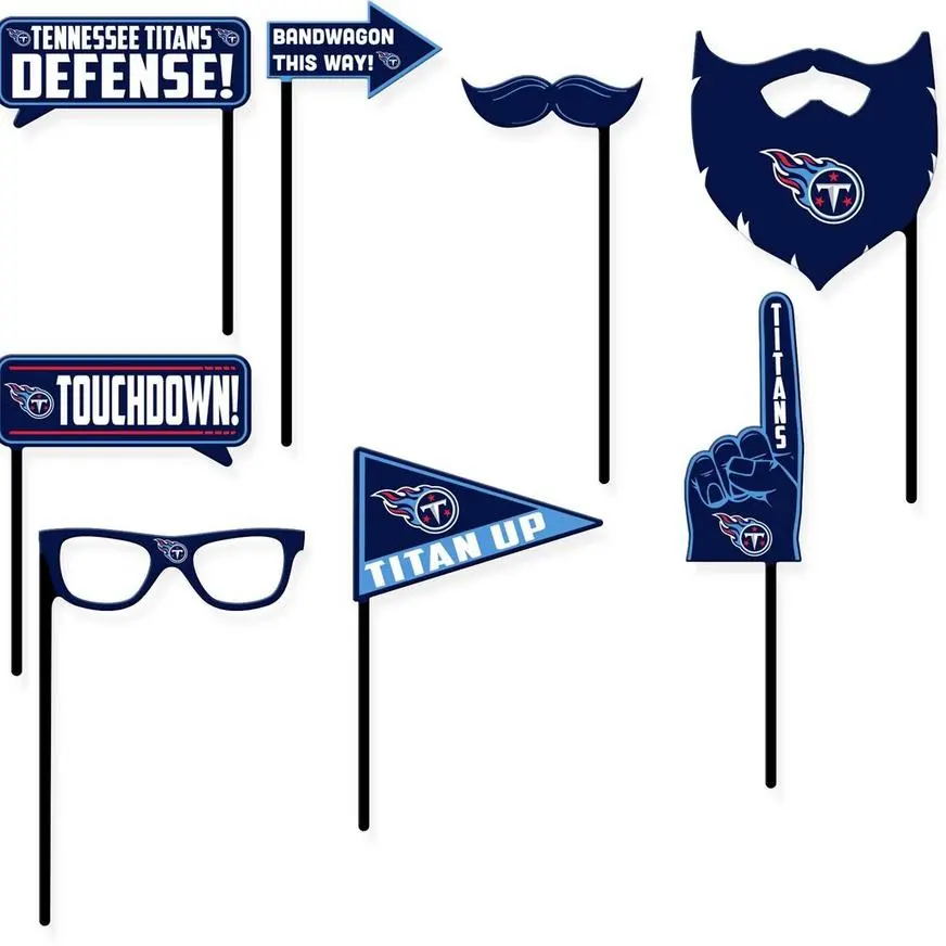 Tennessee Titans Photo Booth Props 9ct 3 Tennessee Titans Photo Booth Props 9ct