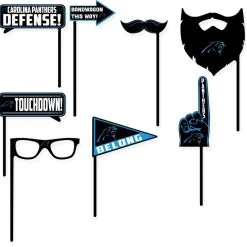 Carolina Panthers Photo Booth Props 9ct
