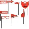 Cleveland Browns Photo Booth Props 9ct 2 Cleveland Browns Photo Booth Props 9ct -Costume Party Decor Store 825795