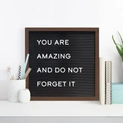 Black & White Letter Board 189pc