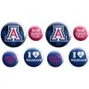 Arizona Wildcats Buttons 8ct -Costume Party Decor Store 827258