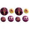 Arizona State Sun Devils Buttons 8ct -Costume Party Decor Store 827259