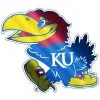 Kansas Jayhawks Decal -Costume Party Decor Store 827335