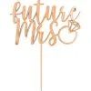 Rose Gold Future Mrs. Cake Topper -Costume Party Decor Store 835382