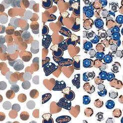 Navy Love Confetti