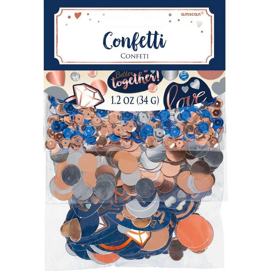 Navy Love Confetti 4 Navy Love Confetti - Image 2