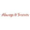 Rose Gold Always & Forever Letter Banner 2 Rose Gold Always & Forever Letter Banner -Costume Party Decor Store 835400