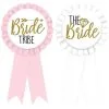 Bride Tribe Bachelorette Party Award Ribbons 8ct -Costume Party Decor Store 835417