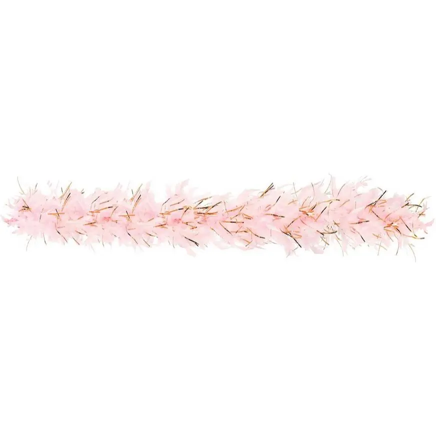 Blush & Rose Gold Feather Boa 3 Blush & Rose Gold Feather Boa