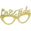 Gold Glitter Bride Tribe Glasses 6ct -Costume Party Decor Store 835426