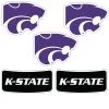 Kansas State Wildcats Tattoos 1 Sheet -Costume Party Decor Store 836281