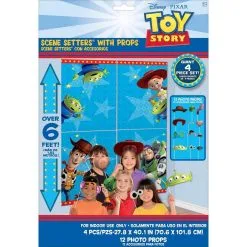 Toy Story 4 Scene Setter With Photo Booth Props -Costume Party Decor Store 836721 03