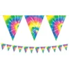 60s Tie-Dye Pennant Banner 2 60s Tie-Dye Pennant Banner -Costume Party Decor Store 839966