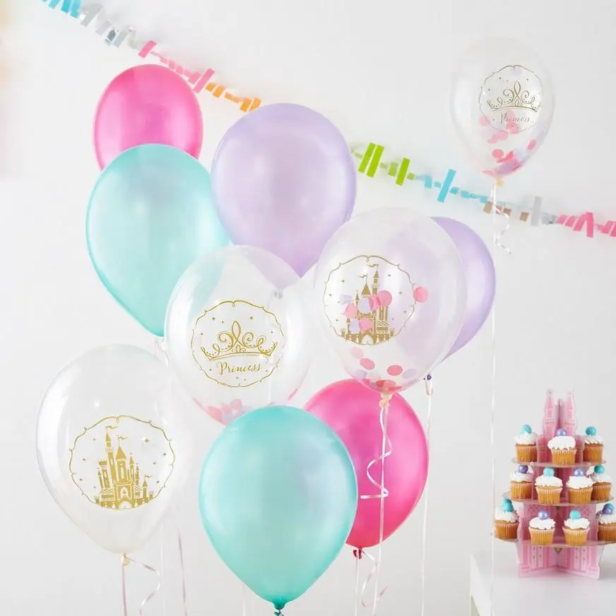 6ct, Disney Once Upon A Time Confetti Balloons 6 6ct, Disney Once Upon A Time Confetti Balloons - Image 4