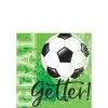 Goal Getter Soccer Beverage Napkins 36ct -Costume Party Decor Store 841727