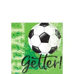 Goal Getter Soccer Beverage Napkins 36ct
