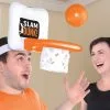 Inflatable Basketball Hoop Game Hat -Costume Party Decor Store 841774