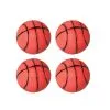 Mini Rubber Basketballs 4ct -Costume Party Decor Store 841776