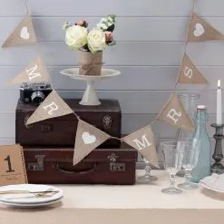 Ginger Ray Vintage Affair Mr. & Mrs. Pennant Banner