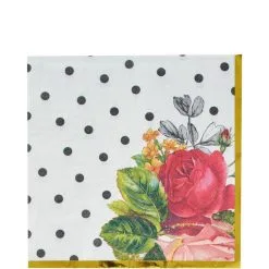 Party City Pop Blush Rose Lunch Napkins 16ct
