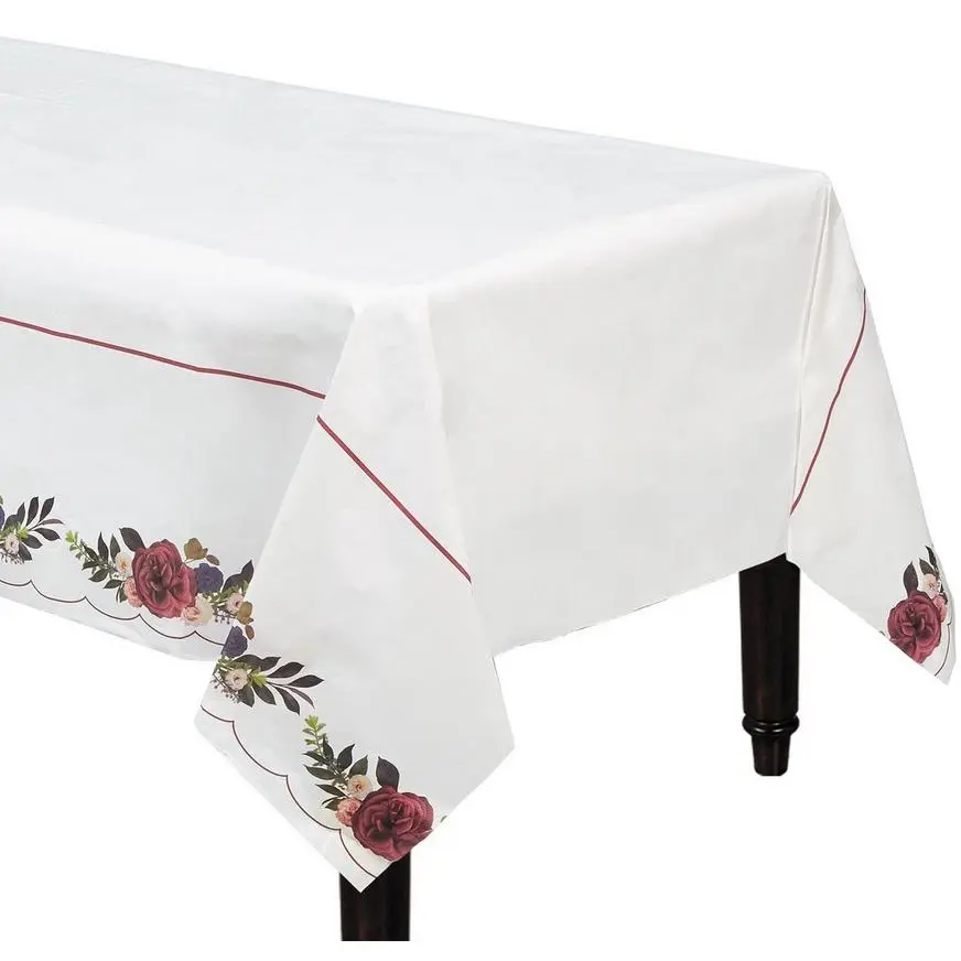 Party City Rose Paper Table Cover 3 Party City Rose Paper Table Cover