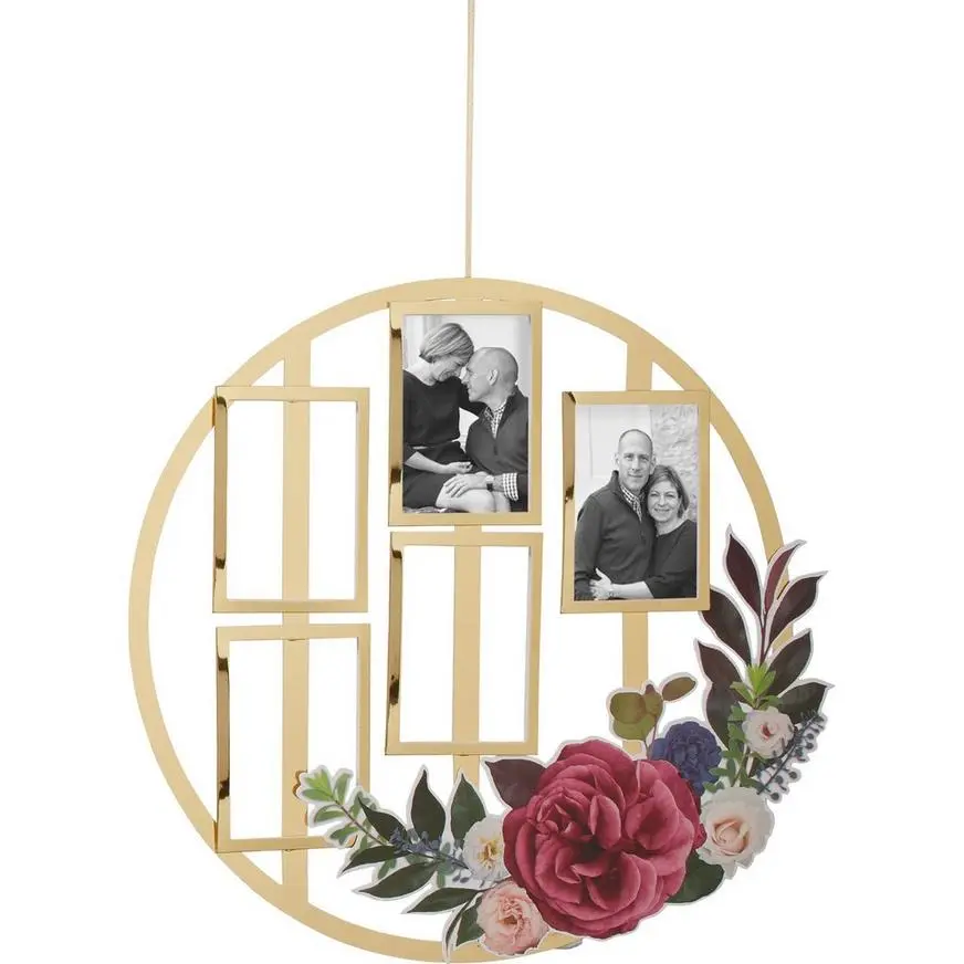 Party City Customizable Metallic Gold Rose Photo Decoration 3 Party City Customizable Metallic Gold Rose Photo Decoration