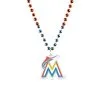 Miami Marlins Pendant Bead Necklace -Costume Party Decor Store 852797