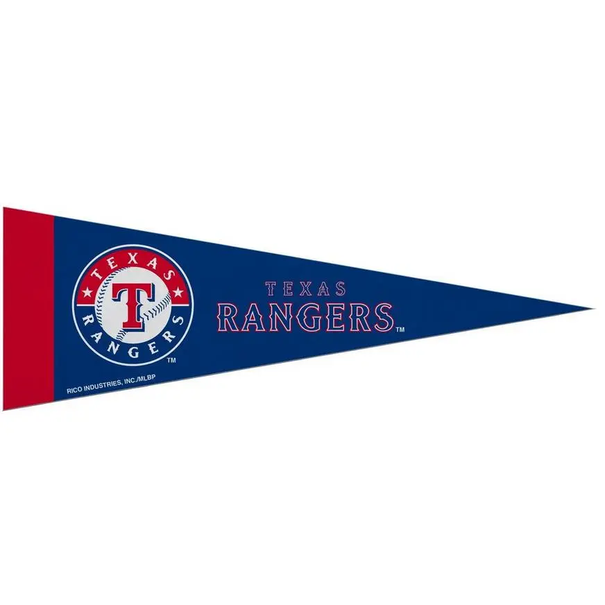 Small Texas Rangers Pennant Flag 3 Small Texas Rangers Pennant Flag