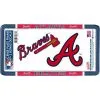 Atlanta Braves License Plate Frame With Decals 3pc -Costume Party Decor Store 852944