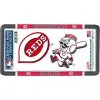 Cincinnati Reds License Plate Frame With Decals 3pc -Costume Party Decor Store 852949