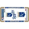 Kansas City Royals License Plate Frame With Decals 3pc -Costume Party Decor Store 852954