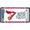 St. Louis Cardinals License Plate Frame With Decals 3pc -Costume Party Decor Store 852966