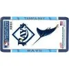 Tampa Bay Rays License Plate Frame With Decals 3pc -Costume Party Decor Store 852967