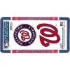Washington Nationals License Plate Frame With Decals 3pc -Costume Party Decor Store 852969