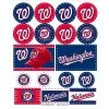 Washington Nationals Stickers 1 Sheet -Costume Party Decor Store 856144