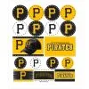 Pittsburgh Pirates Stickers 1 Sheet -Costume Party Decor Store 856148
