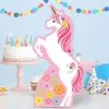 Magical Unicorn Centerpiece Cardboard Cutout, 18in -Costume Party Decor Store 859271