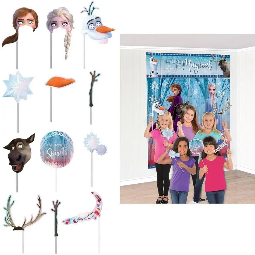 Frozen 2 Scene Setter With Photo Booth Props 3 Frozen 2 Scene Setter With Photo Booth Props