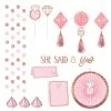 Blush Rose Bridal Shower Table Decorating Kit 23pc 2 Blush Rose Bridal Shower Table Decorating Kit 23pc -Costume Party Decor Store 866326