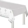 God Bless Holy Day Plastic Table Cover 1 God Bless Holy Day Plastic Table Cover -Costume Party Decor Store 866806