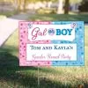 Custom Girl Or Boy Gender Reveal Yard Sign 2 Custom Girl Or Boy Gender Reveal Yard Sign -Costume Party Decor Store 867219