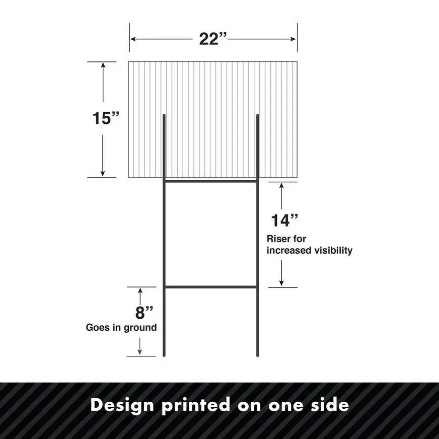 Custom Shimmering Party Yard Sign 4 Custom Shimmering Party Yard Sign - Image 2