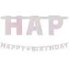 Iridescent Happy Birthday Banner Kit -Costume Party Decor Store 877285