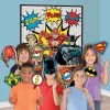 Justice League Heroes Unite Photo Booth Kit 16pc -Costume Party Decor Store 881514