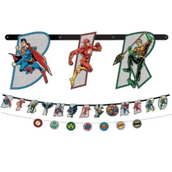 Justice League Heroes Unite Banner Kit 2ct